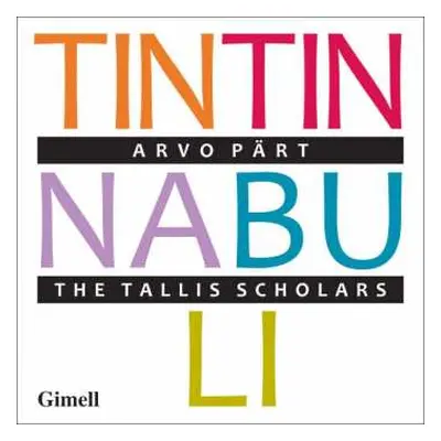 CD Arvo Pärt: Geistliche Chorwerke "tintinnabuli"