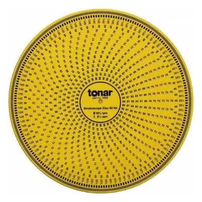 Tonar Yellow Acrylic Stroboscope Disc