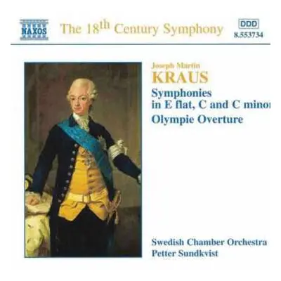 CD Joseph Martin Kraus: Symphonies In E Flat, C And C Minor • Olympie Overture