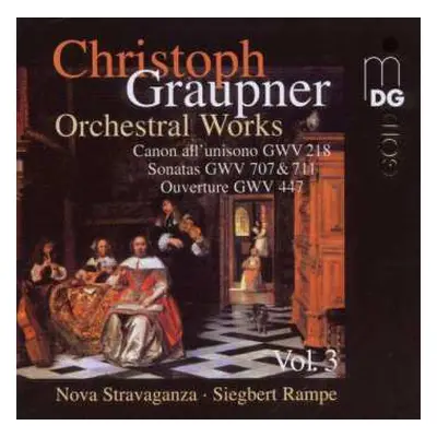 CD Christoph Graupner: Orchesterwerke Vol.3