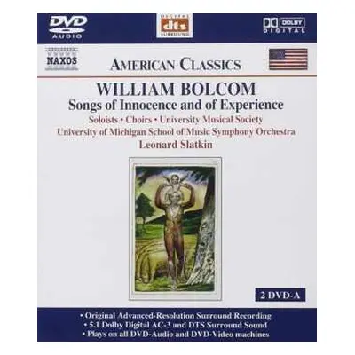 2DVD Leonard Slatkin: Songs Of Innocence And Of Experience (William Blake)