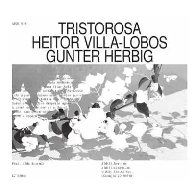 CD Heitor Villa-Lobos: Werke Für E-gitarre "tristorosa"