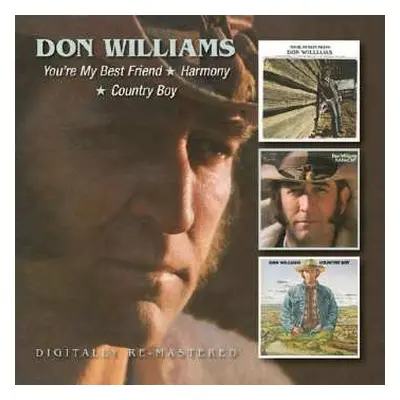 2CD Don Williams: You're My Best Friend / Harmony / Country Boy