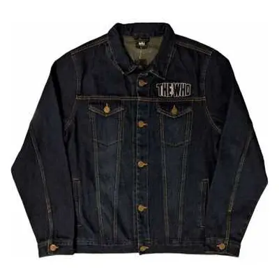 The Who Unisex Denim Jacket: Long Live Rock (back Print) (small) S