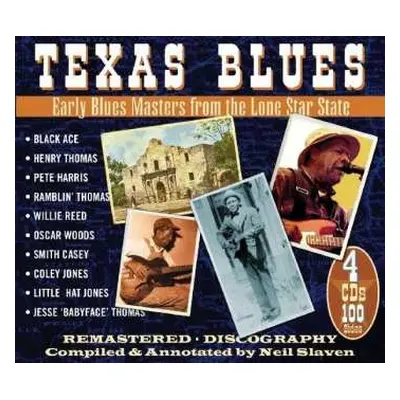 4CD/Box Set Various: Texas Blues: Early Blues Masters From The Lone Star State