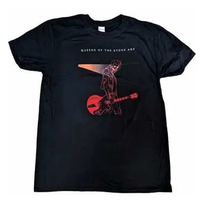 Queens Of The Stone Age Unisex T-shirt: Prague 2018 (back Print) (small) S