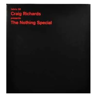 CD Craig Richards: Fabric 58 (The Nothing Special)