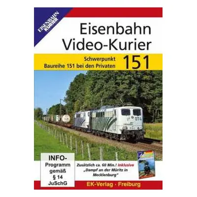 DVD Various: Eisenbahn Video-kurier 151 - Schwerpunkt Baureihe 151 Bei Den Privaten