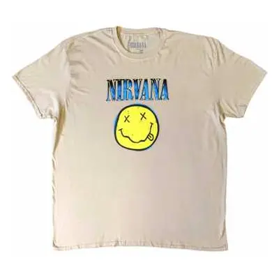 Nirvana Unisex T-shirt: Xerox Smiley (xxx-large) XXXL