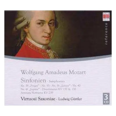 3CD Wolfgang Amadeus Mozart: Sinfonien · Symphonies