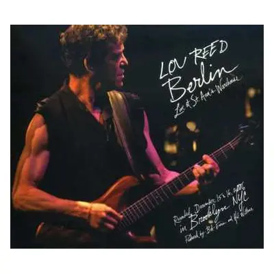 CD Lou Reed: Berlin: Live At St. Ann's Warehouse