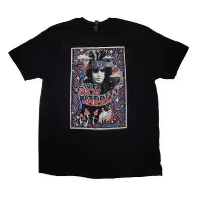 Syd Barrett Unisex T-shirt: Melty Poster (ex-tour) (xx-large) XXL