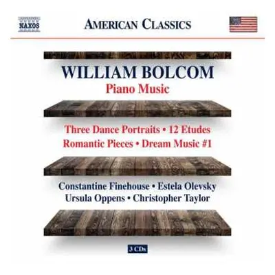 3CD William Bolcom: Piano Music