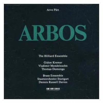 CD Arvo Pärt: Arbos