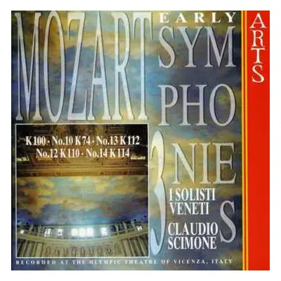 CD Wolfgang Amadeus Mozart: Early Symphonies - Vol. 3 (K100 / No.10 K74 / No.13 K112 / No.12 K11