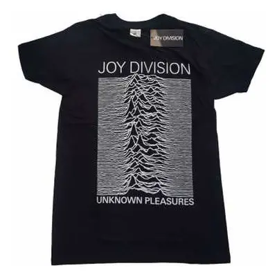 Tričko Unknown Pleasures White On Black XS