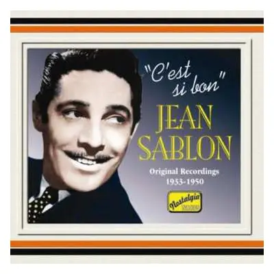 CD Jean Sablon: C'est Si Bon