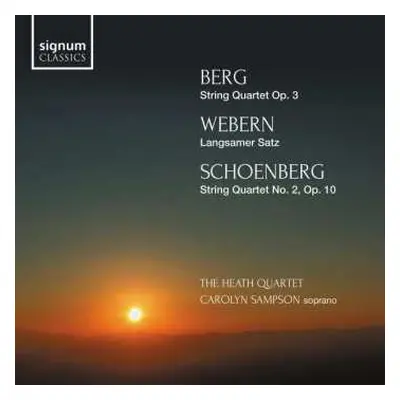 CD Alban Berg: The Heath Quartet - Berg / Webern / Schönberg