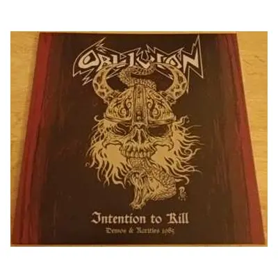 LP/CD Oblivion: Intention To Kill – Demos & Rarities 1985