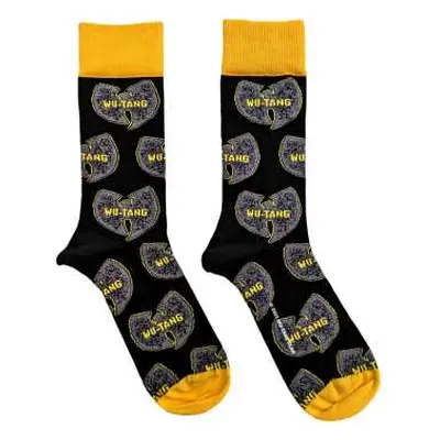 Wu-tang Clan Unisex Ankle Socks: Grey Logos (uk Size 7 - 11) 42 - 47