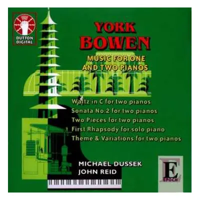 CD York Bowen: Music For One And Two Pianos