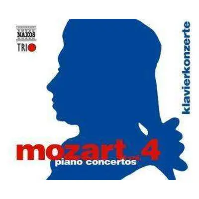 3CD Wolfgang Amadeus Mozart: Naxos Mozart-edition 4 - Klavierkonzerte