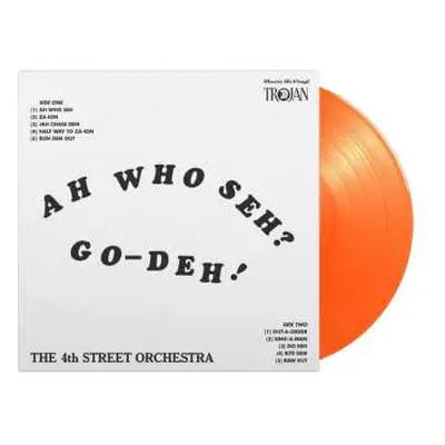 LP The 4th Street Orchestra: Ah Who Seh? Go-deh! (180g) (limited Numbered Edition) (orange Vinyl