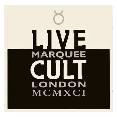 2CD The Cult: Live Cult Marquee London MCMXCI