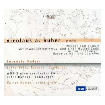 CD Nicolaus Anton Huber: Weisse Radierung