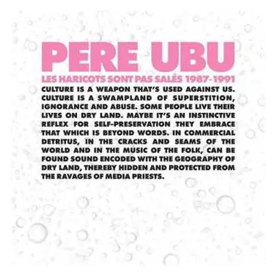 4LP/Box Set Pere Ubu: Les Haricots Sont Pas Salés 1987-1991 LTD