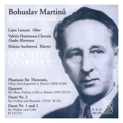 CD Bohuslav Martinů: Kammermusik