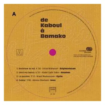 LP Various: De Kaboul à Bamako