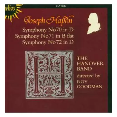 CD Joseph Haydn: Symphonies Nos. 70, 71, 72