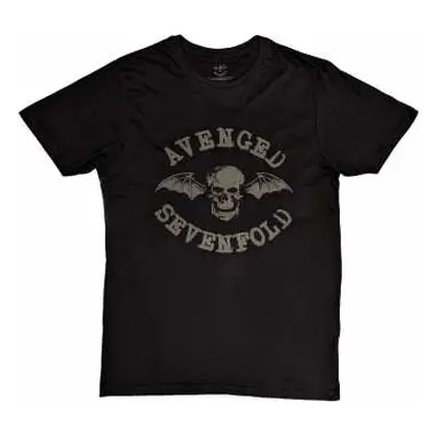 Avenged Sevenfold Unisex T-shirt: Classic Deathbat (hi-build) (medium) M