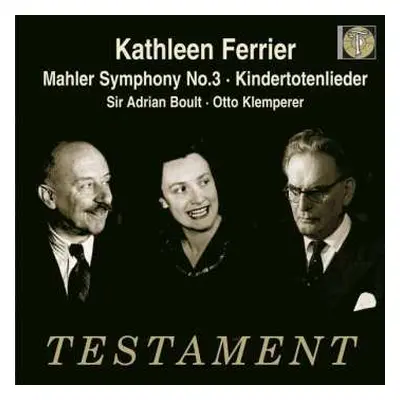 2CD Otto Klemperer: Symphony No.3/ Kindertotenlieder