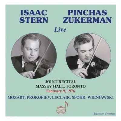 CD Jean Marie Leclair: Isaac Stern & Pinchas Zukerman - Live Joint Recital, Massey Hall Toronto 