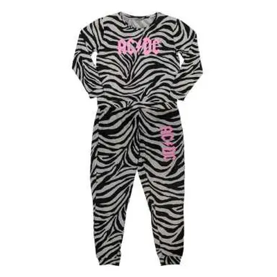 Ac/dc Ladies Pyjamas: Logo (x-small) XS