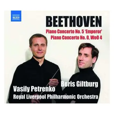 CD Ludwig van Beethoven: Piano Concerto Nos. 5 'Emperor' and 0