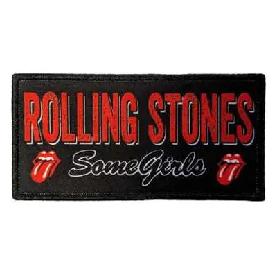 The Rolling Stones Standard Printed Patch: Some Girls Logo