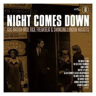 3CD/Box Set Various: Night Comes Down: 60s British Mod, R&B, Freakbeat & Swinging London Nuggets