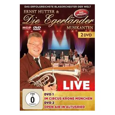 2DVD Ernst Hutter: Live Im Circus Krone München / Open Air In Altusried