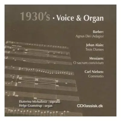 CD Ekaterina Michailova: 1930's · Voice & Organ