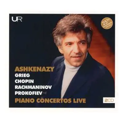 2CD Edvard Grieg: Vladimir Ashkenazy - Piano Concertos Live