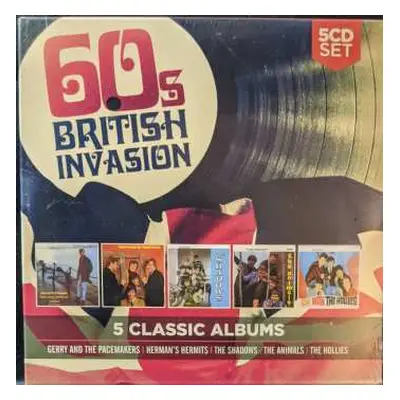 5CD Various: 60's British Invasion: 5 Classic Albums