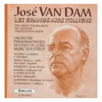 CD José van Dam: Les Grands Airs Italiens = The Great Italian Arias = Der Grossen Italienischen 