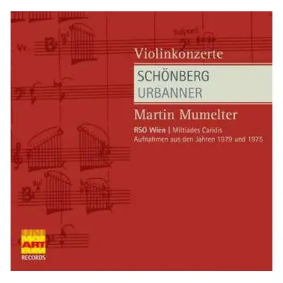 CD Erich Urbanner: Violinkonzert