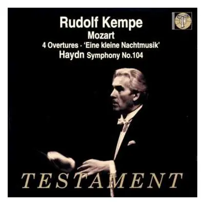 CD Wolfgang Amadeus Mozart: Rudolf Kempe Dirigiert Das Philharmonia Orchestra