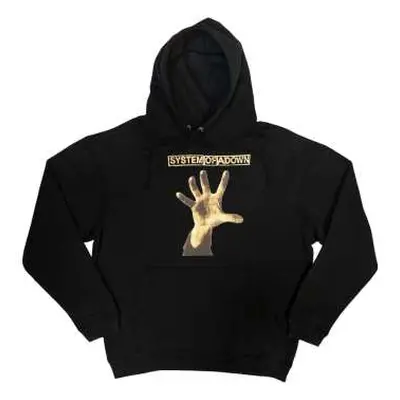 System Of A Down Unisex Pullover Hoodie: Hand (small) Black