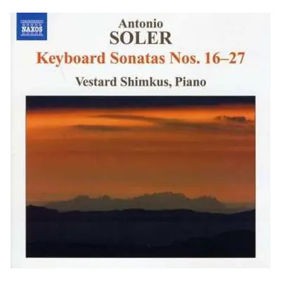 CD Padre Antonio Soler: Keyboard Sonatas Nos. 16-27