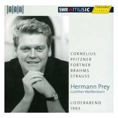 CD Hans Pfitzner: Hermann Prey - Liederabend 1963